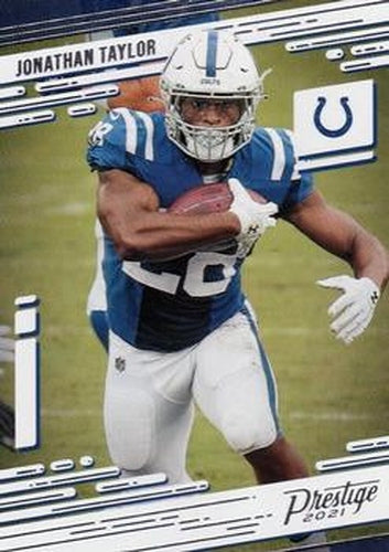 #85 Jonathan Taylor - Indianapolis Colts - 2021 Panini Prestige Football