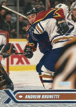 #85 Andrew Brunette - Atlanta Thrashers - 2000-01 Stadium Club Hockey