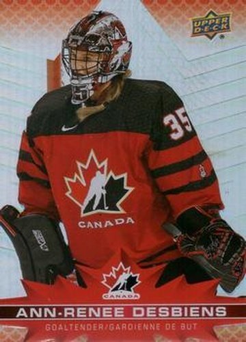 #85 Ann-Renee Desbiens - Canada - 2021-22 Upper Deck Tim Hortons Team Canada Hockey
