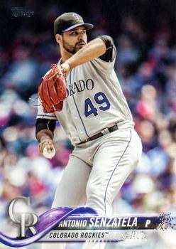 #85 Antonio Senzatela - Colorado Rockies - 2018 Topps Baseball