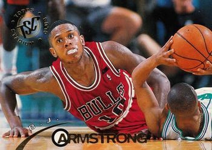 #85 B.J. Armstrong - Chicago Bulls - 1994-95 Stadium Club Basketball
