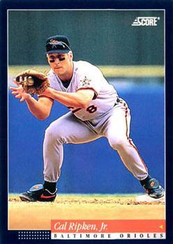 #85 Cal Ripken Jr. - Baltimore Orioles -1994 Score Baseball