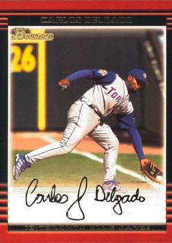 #85 Carlos Delgado - Toronto Blue Jays - 2002 Bowman Baseball
