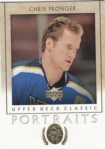#85 Chris Pronger - St. Louis Blues - 2002-03 Upper Deck Classic Portraits Hockey