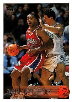 #85 Clarence Weatherspoon - Philadelphia 76ers - 1996-97 Topps Basketball