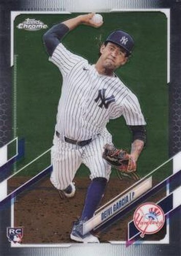#85 Deivi Garcia - New York Yankees - 2021 Topps Chrome Baseball
