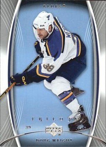 #85 Doug Weight - St. Louis Blues - 2007-08 Upper Deck Trilogy Hockey