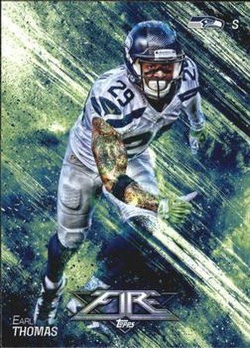 #85 Earl Thomas - Seattle Seahawks - 2014 Topps Fire Football