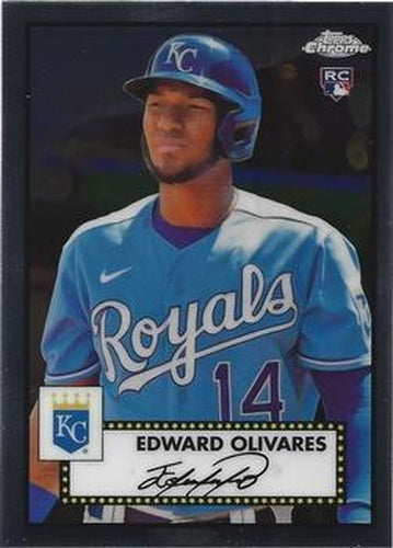 #85 Edward Olivares - Kansas City Royals - 2021 Topps Chrome Platinum Anniversary Baseball