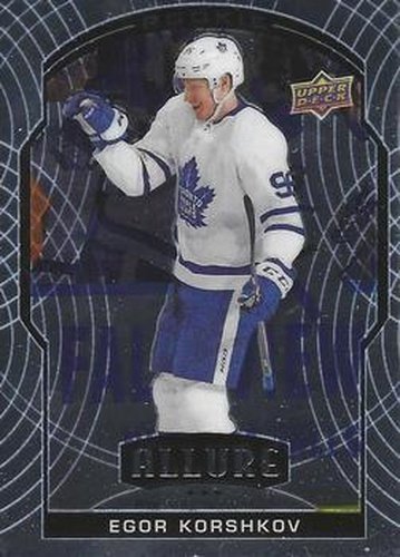 #85 Egor Korshkov - Toronto Maple Leafs - 2020-21 Upper Deck Allure Hockey