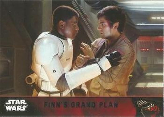 #85 Finn's grand plan - 2015 Topps Star Wars The Force Awakens