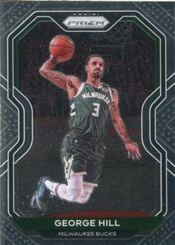 #85 George Hill - Milwaukee Bucks - 2020-21 Panini Prizm Basketball