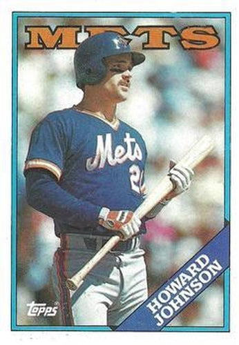 #85 Howard Johnson - New York Mets - 1988 Topps Baseball
