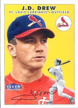 #85 J.D. Drew - St. Louis Cardinals - 2000 Fleer Tradition Baseball