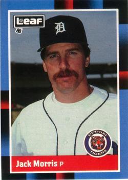 #85 Jack Morris - Detroit Tigers - 1988 Leaf Baseball