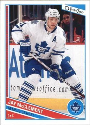 #85 Jay McClement - Toronto Maple Leafs - 2013-14 O-Pee-Chee Hockey