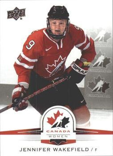 #85 Jennifer Wakefield - Canada - 2014-15 Upper Deck Team Canada Juniors Hockey