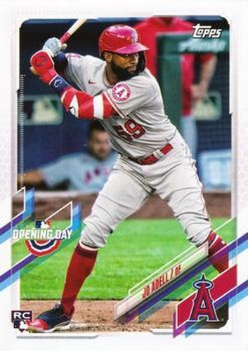 #85 Jo Adell - Los Angeles Angels - 2021 Topps Opening Day Baseball