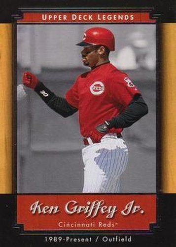 #85 Ken Griffey Jr. - Cincinnati Reds - 2001 Upper Deck Legends Baseball