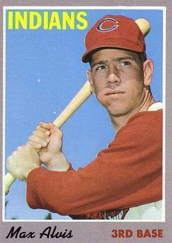 #85 Max Alvis - Cleveland Indians - 1970 Topps Baseball