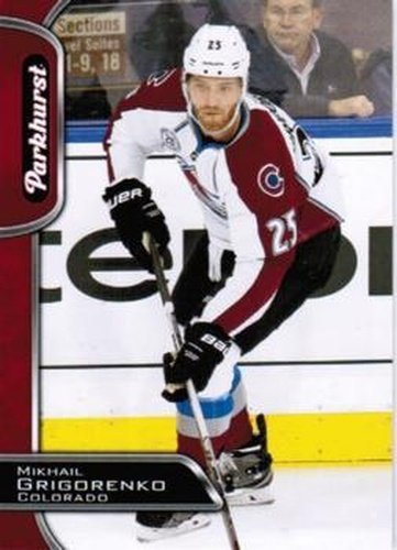 #85 Mikhail Grigorenko - Colorado Avalanche - 2016-17 Parkhurst - Red Hockey
