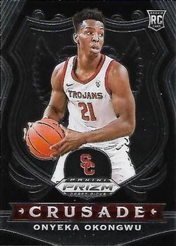#85 Onyeka Okongwu - USC Trojans - 2020 Panini Prizm Draft Picks Collegiate Basketball