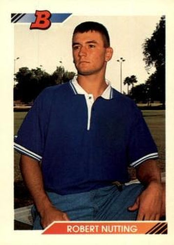 #85 Robert Nutting - Chicago Cubs - 1992 Bowman Baseball