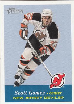 #85 Scott Gomez - New Jersey Devils - 2001-02 Topps Heritage Hockey