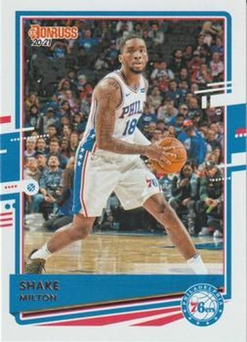 #85 Shake Milton - Philadelphia 76ers - 2020-21 Donruss Basketball