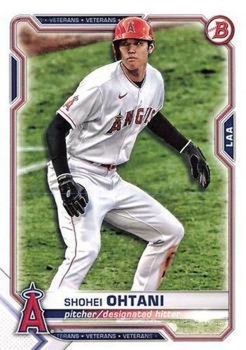 #85 Shohei Ohtani - Los Angeles Angels - 2021 Bowman Baseball