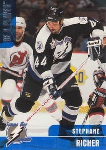 #85 Stephane Richer - Tampa Bay Lightning - 1999-00 Be a Player Memorabilia Hockey