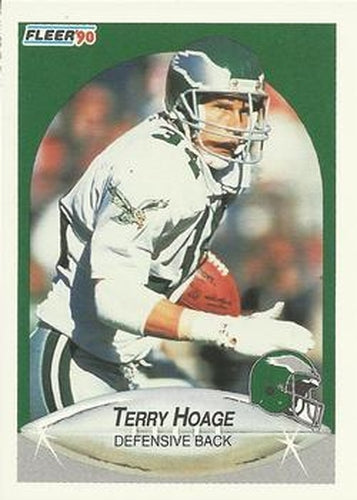 #85 Terry Hoage - Philadelphia Eagles - 1990 Fleer Football