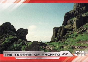 #85 The Terrain of Ahch-To - 2017 Topps Star Wars The Last Jedi