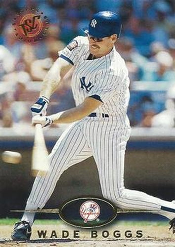 #85 Wade Boggs - New York Yankees - 1995 Stadium Club Baseball