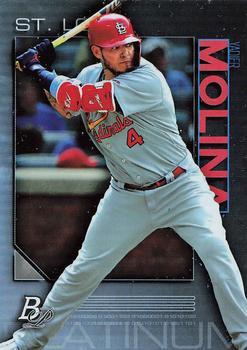 #85 Yadier Molina - St. Louis Cardinals - 2020 Bowman Platinum Baseball