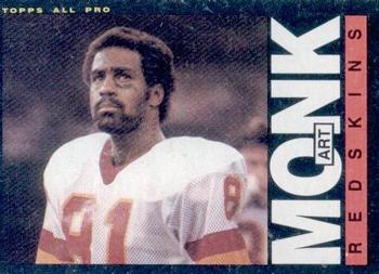 #185 Art Monk - Washington Redskins - 1985 Topps Football