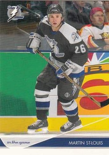 #85 Martin St. Louis - Tampa Bay Lightning - 2003-04 In The Game Toronto Star Hockey