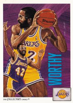 #85 James Worthy - Los Angeles Lakers - 1991-92 Upper Deck Basketball