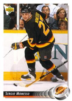#85 Sergio Momesso - Vancouver Canucks - 1992-93 Upper Deck Hockey