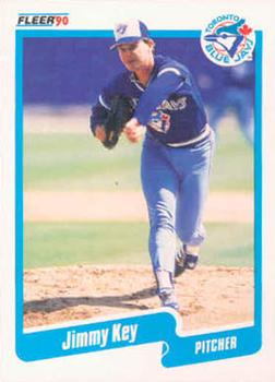 #85 Jimmy Key - Toronto Blue Jays - 1990 Fleer USA Baseball