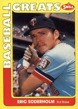 #85 Eric Soderholm - Minnesota Twins - 1991 Swell Baseball Greats