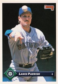 #85 Lance Parrish - Seattle Mariners - 1993 Donruss Baseball