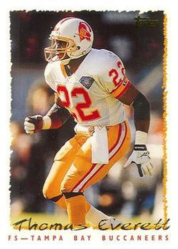 #85 Thomas Everett - Tampa Bay Buccaneers - 1995 Topps Football