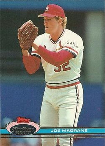 #85 Joe Magrane - St. Louis Cardinals - 1991 Stadium Club Baseball