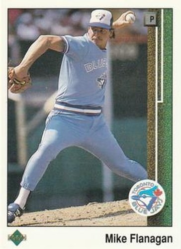 #385 Mike Flanagan - Toronto Blue Jays - 1989 Upper Deck Baseball