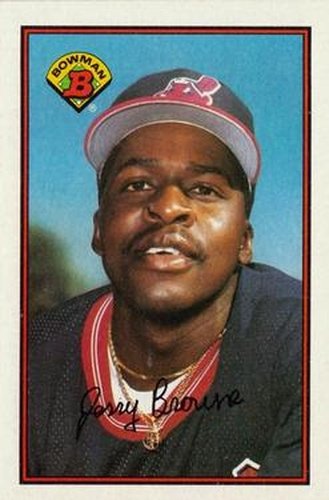 #85 Jerry Browne - Cleveland Indians - 1989 Bowman Baseball