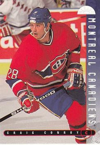 #85 Craig Conroy - Montreal Canadiens - 1995-96 Leaf Hockey
