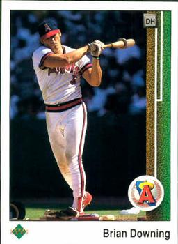 #485 Brian Downing - California Angels - 1989 Upper Deck Baseball