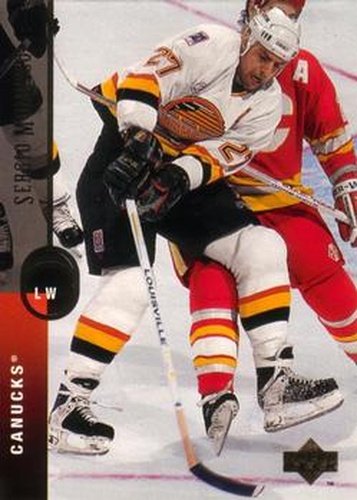 #85 Sergio Momesso - Vancouver Canucks - 1994-95 Upper Deck Hockey