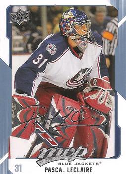 #85 Pascal Leclaire - Columbus Blue Jackets - 2008-09 Upper Deck MVP Hockey